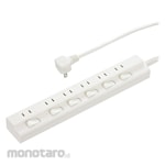 Ohm Electric Power tap with lampless individual switch Tracking fire prevention plug
