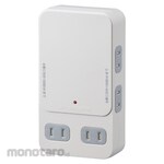 Ohm Electric Wall power tap for expansion 6 outlets Overcurrent prevention breaker with lightning guard