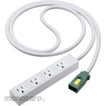 Panasonic S-OA Tap for Harness with Cabtyre Cable and Magnet, Grounding 2P 15A 125V 4-Outlet