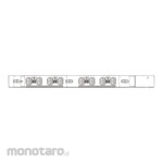 SANWA SUPPLY 19-inch server rack outlet