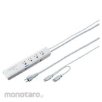 SANWA SUPPLY High performance lightning interlocking tap