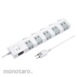 SANWA SUPPLY Power strip