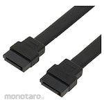 Ainex [SATA cable] + Serial ATA cable + 45cm + SAT-6045BK + Black