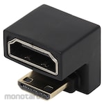 Ainex HDMI Mini to HDMI Conversion Adapter, U-Shaped, Upward Facing