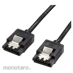 Ainex With latch + Serial ATA round cable (50 cm) + SATR-3105BK