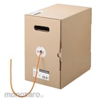 Buffalo Cat5e LAN Cable, 300m, Single Wire, Orange