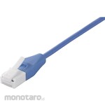 Buffalo Cat6 Unbreakable LAN Cable Slim Straight 15m Blue