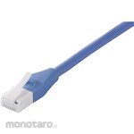 Buffalo Cat6 non-breakable LAN cable, standard straight, 0.2m, blue