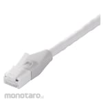 Buffalo Cat6A Unbreakable LAN Cable, Standard Straight, 7m, White