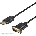 Buffalo DP to VGA Conversion Cable, 1m, Black