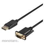 Buffalo DP to VGA Conversion Cable, 2m, Black