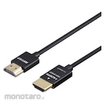 Buffalo Ethernet-compatible HIGH SPEED HDMI cable slim type