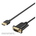 Buffalo HDMI to VGA Conversion Cable, 2m, Black