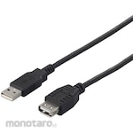 Buffalo USB 2.0 A to A Extension Cable, Environmentally Friendly, 2.0m, Black