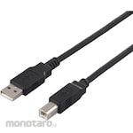 Buffalo USB 2.0 A to B Environmentally Friendly Cable 3.0m Black