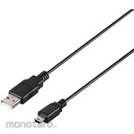 Buffalo USB 2.0 A to mini B Environmentally Friendly Cable 1.0m Black