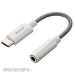 Buffalo USB Type-C to 3.5mm 4-Pole Audio Adapter, White