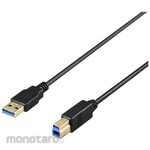 Buffalo USB3.2 Gen1 Cable AB Slim 1.5m Black