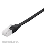 Buffalo Unbreakable Cat 6 LAN Cable, Straight, Flat, 15m, Black