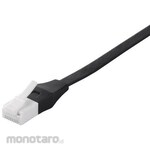 Buffalo Unbreakable Cat 6 LAN Cable, Straight, Flat, 5m, Black