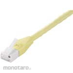 Buffalo Unbreakable Cat5e LAN Cable, 1m, Light Yellow