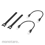 Buffalo Unbreakable Cat6 LAN cable with cable ties
