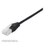 Buffalo Unbreakable LAN Cable, Category 6, Straight, Slim, 5m, Black