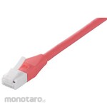 Buffalo Unbreakable LAN Cable, Category 6, Straight, Standard, 1m, Pink