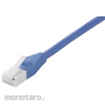 Buffalo Unbreakable LAN Cable, Category 6a, Straight, Standard Type, 5.0m, Blue