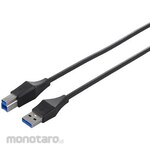 Buffalo Universal Connector USB 3.0 A to B Cable, 3.0m, Black