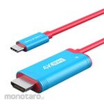 Cabletime 4K60Hz USB C to HDMI Cable with PD100W