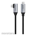 Cabletime USB C Male to Male Cable 90 Degree