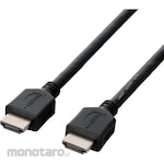 ELECOM HDMI Cable 4K Compatible High Speed Ethernet Eco Package Rohs Black