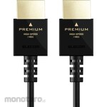ELECOM HDMI cable 4K compatible Premium Slim RoHS Black