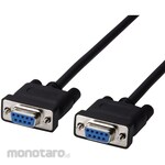 ELECOM Serial Cable RS-232C Cable 9 Pins