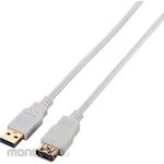 ELECOM USB Extension Cable Aa 3.0 Triple Shielded Cable Rohs