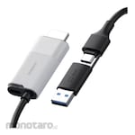 HAGIBIS USB 3.0 Video Capture Card with PD Port Fast Charging for Ipad HDMI to USB/Type-C