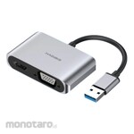 HAGIBIS USB 3.0 to HDMI VGA Adapter 1080P Multi-Display 2 in 1