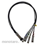 HP (Hewlett-Packard Japan) 100GbE QSFP28 to 4x25GbE 1m DAC Breakout Cable