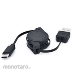 JTT 2.0A Fast charging compatible TYPE-C Charging reel cable