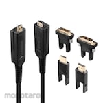 LINDY Kabel HDMI Aktif Fiber Optic 3in1 Micro