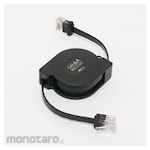 MCO Cord reel CAT.6A LAN cable black