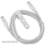 Ohm Electric USB-C to USB-C Cable, PD100W, Heavy-Duty, 1.5m