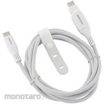 Ohm Electric USB-C to USB-C Cable, PD100W, Single-Sided Swing, 1.5m