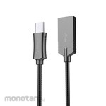 Orico 3A Stainless Steel Braided USB2.0 to Type-C Charge & Sync Cable 1 Meter