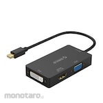 Orico Mini DP to HDMI/VGA/DVI HD Video Adapter