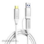 Orico Type-C to C & A Dual-Connector Data Cable
