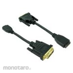 RS PRO Male DVI-D Dual Link to Female HDMI