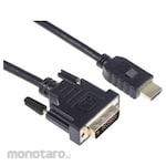 RS PRO Male HDMI to Male DVI-D Cable