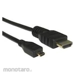RS PRO Male HDMI to Male Micro HDMI HS+E Cable